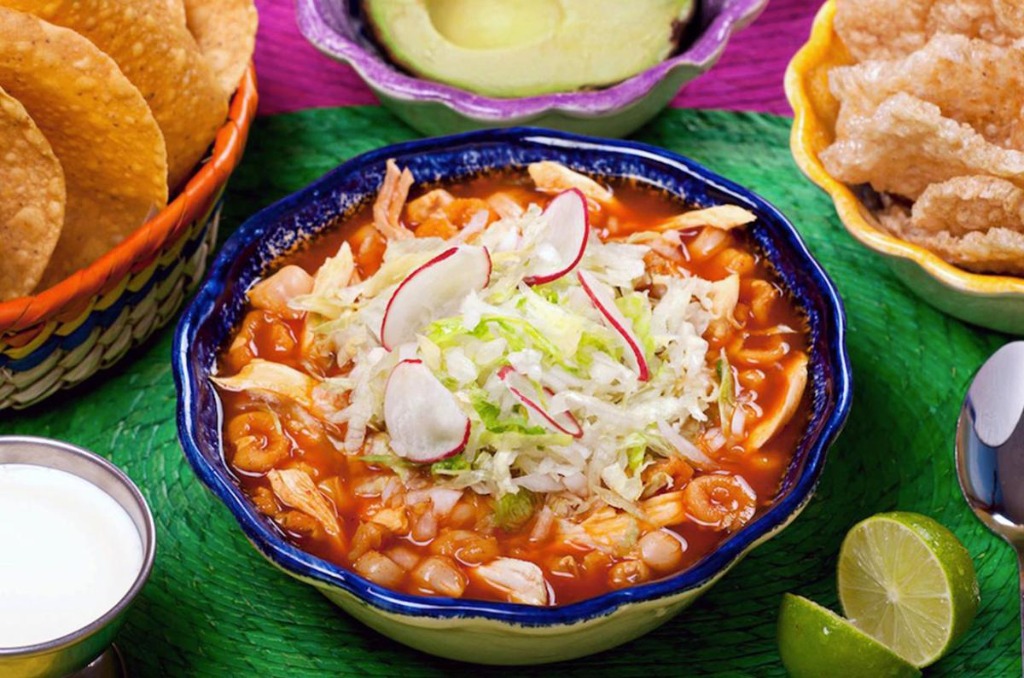 Pozole tradicional casero