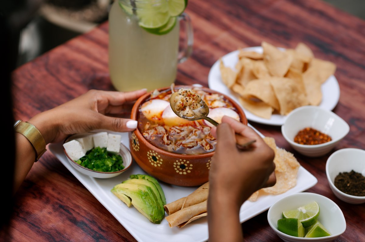 Pozole Rojo de la Casa
